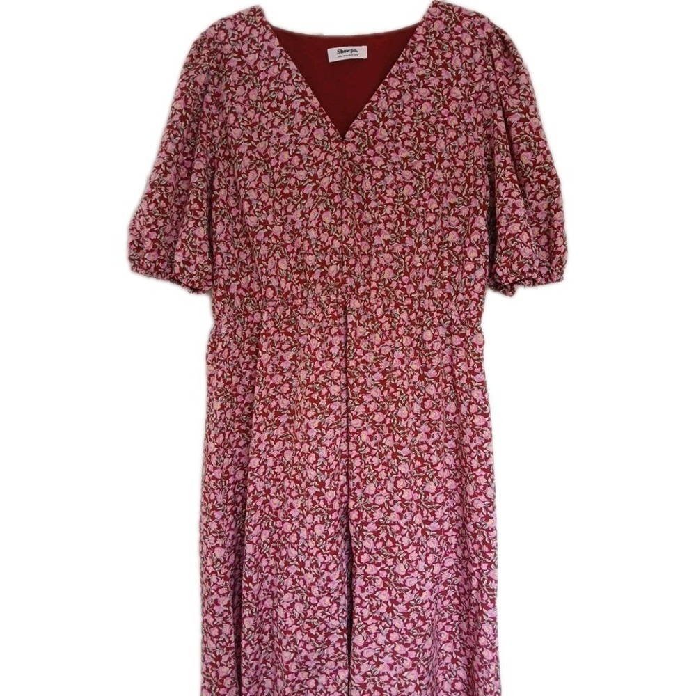 Showpo Midi Diztzy floral print dress Plus Size 16